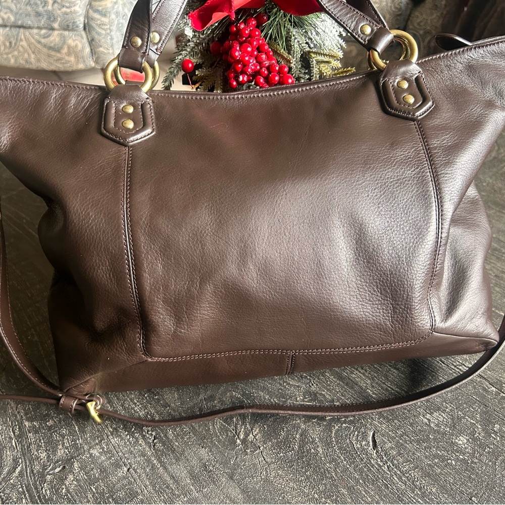 COACH 2013 Campbell Izzy Carryall Leather Satchel Bag - Picture 3 of 12